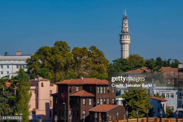 the beyazit tower - beyazıt tower stock pictures, royalty-free photos & images