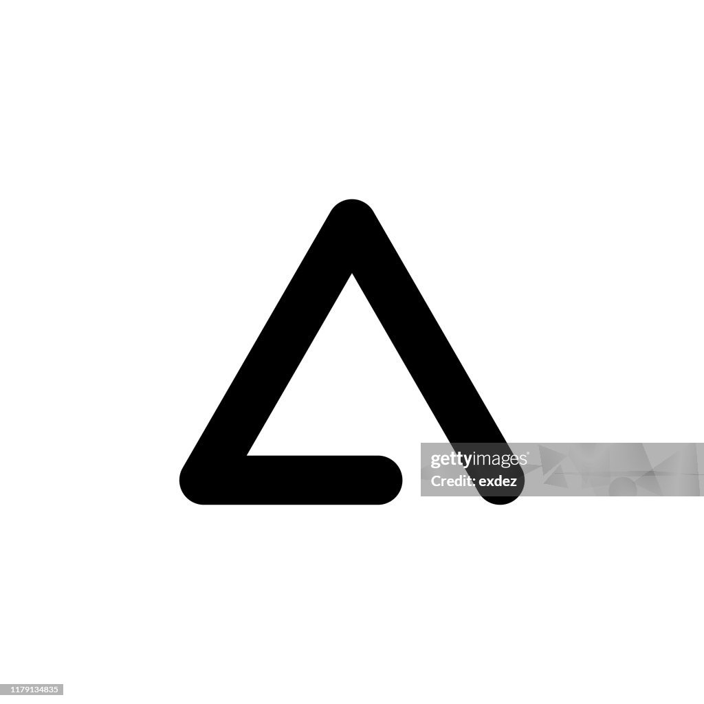 Triangle Symbol Image Triangle Logo Symbol High-Res Vector Graphic - Getty Images