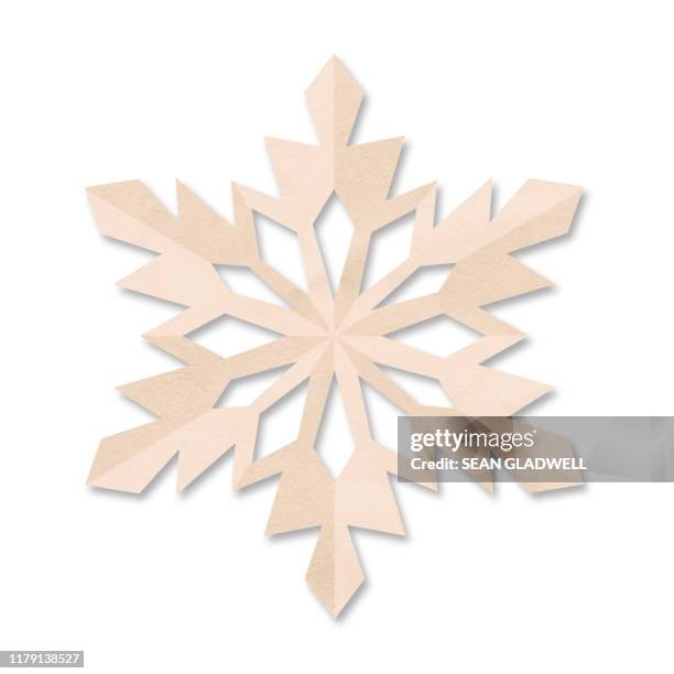 coloured paper snowflake - paper snowflakes stock-fotos und bilder