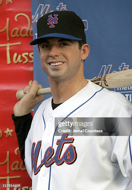 David Wright wax figure during David Wright Attends the Unveiling of his Wax Figure at Madame Tussauds New York at Madame Tussauds in New York City,...