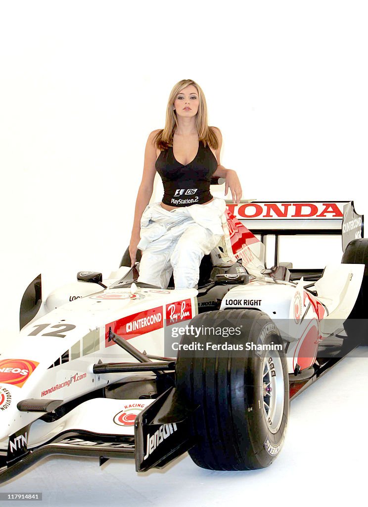 Keeley Hazell - The New Face of Formula One 2006  Photocall