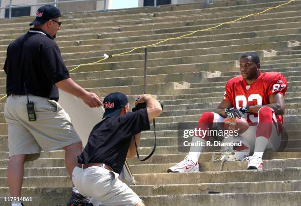 Bethel Johnson, Arizona Cardnials during Reebok NFL Players Rookie Premiere Presented by 989 Sports at LA Coliseum in Los Angeles, California, United...