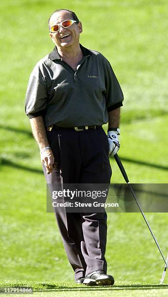 Joe Pesci during 44th Bob Hope Chrysler Classic - Round One at Indian Wells Country Club in Indian Wells, California, United States.