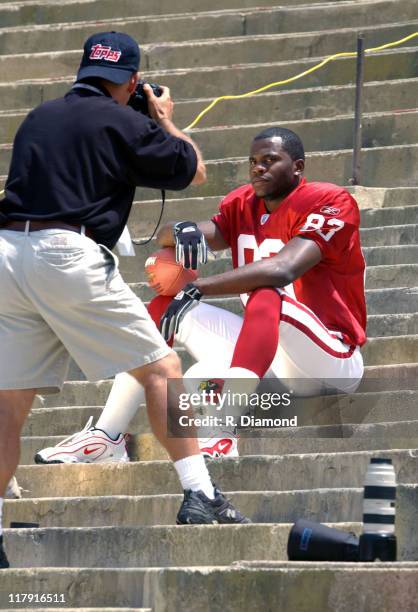 Bethel Johnson, Arizona Cardnials during Reebok NFL Players Rookie Premiere Presented by 989 Sports at LA Coliseum in Los Angeles, California, United...