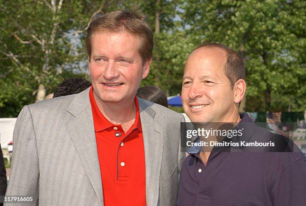 Jim Fassel and Ron Galotti during Tommy Hilfiger 3rd Annual All American Golf Classic to Benefit The Anti Defamation League at Montammy Golf Club in...