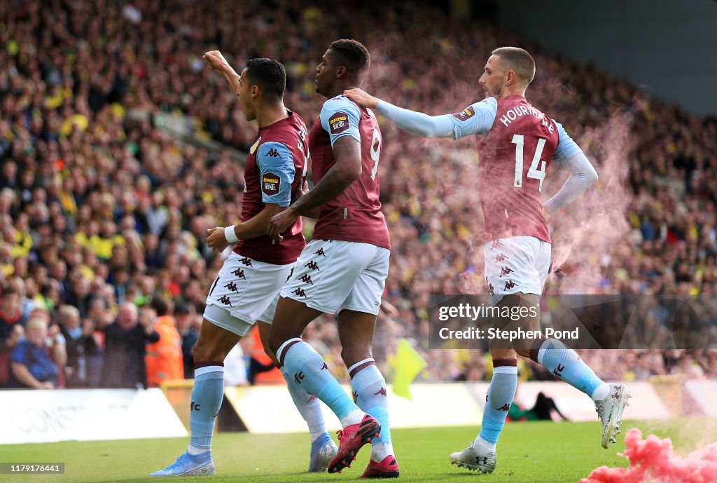 Norwich City v Aston Villa - Premier League