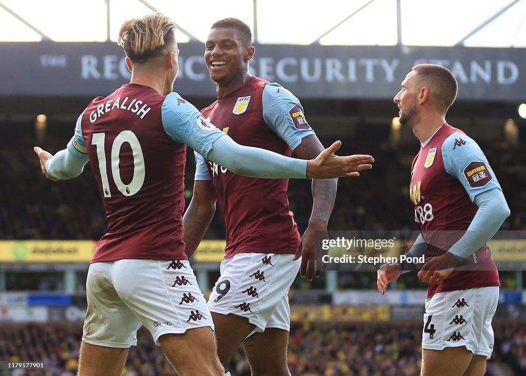 Norwich City v Aston Villa - Premier League