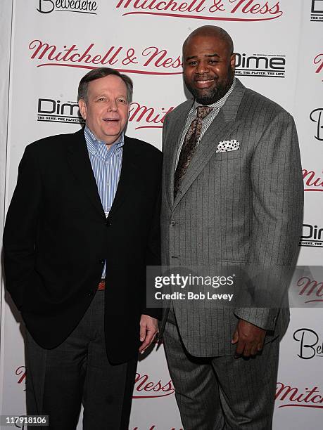 Peter Capolino and Chi McBride during Mitchell & Ness After Party for the NBA All-Star Game - February 19, 2006 at Chill Therapy at Belvedere in...