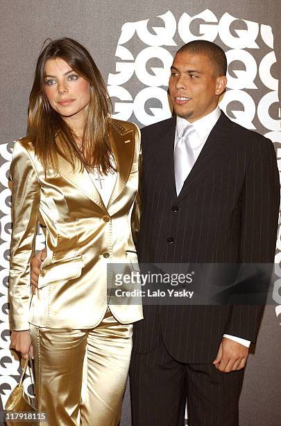 Daniela Cicarelli and Ronaldo during Soccer Player Ronaldo Awarded GQ "Men of the Year" Award for Best Sportsman - December 13, 2004 at Palace Hotel...