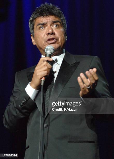 George Lopez during The Andre Agassi Charitable Foundation's 10th Annual "Grand Slam for Children" Fundraiser - Show at MGM Grand Garden Arena in Las...