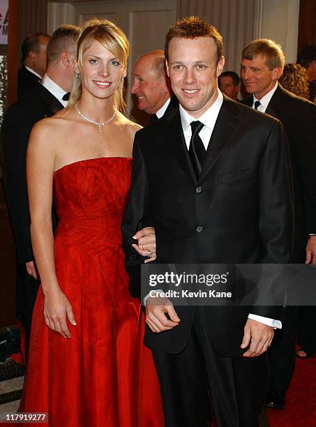 Winston Cup Champion, Matt Kenseth with his wife, Katie