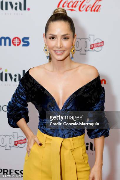 Carmen Villalobos attends People en Español 6th Annual Festival To Celebrate Hispanic Heritage Month - Day 1 on October 05, 2019 in New York City.