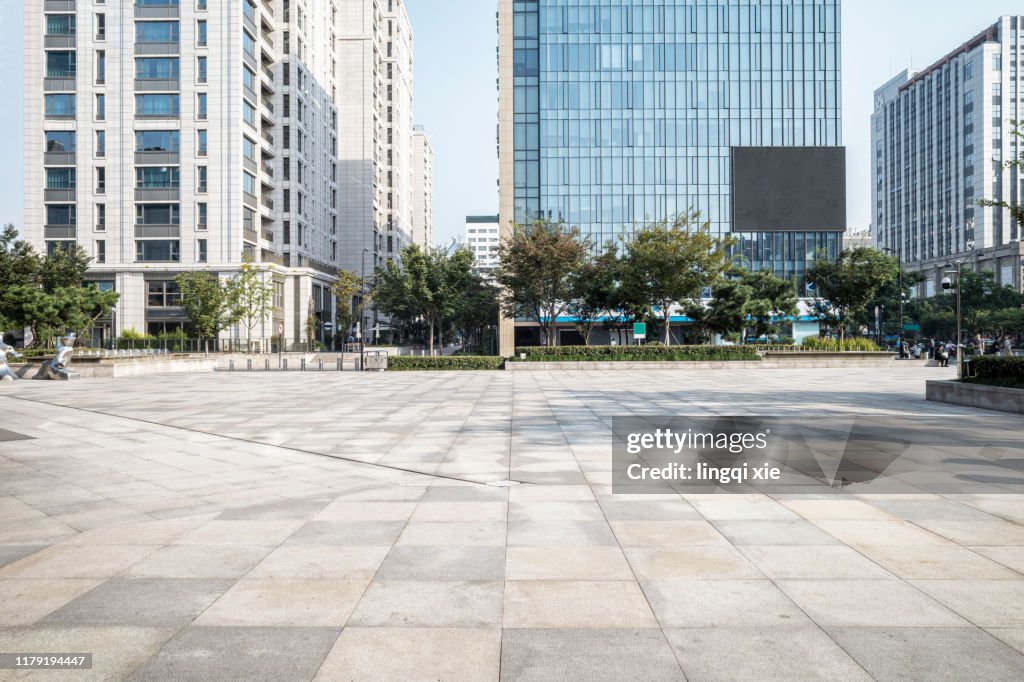City Square in front of Kerry Centre, Hangzhou, China