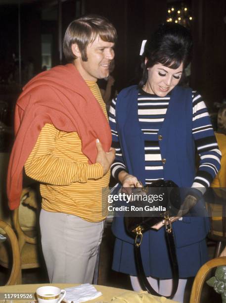 Glen Campbell and wife Billie Jean Nunley during 29th Annual Bing Crosby National Pro-Am Golf Tournament & Clambake Weekend at Pebble Beach in...