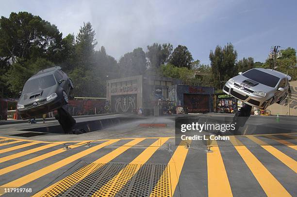 Extreme Close-Up attraction during Jimmie Johnson Helps Launch New "Fast & Furious: Extreme Close-Up" Attraction at Universal Studios Hollywood -...