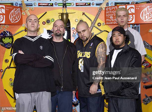 3rd Strike during ESPN Action Sports and Music Awards - Pressroom at The Universal Ampitheatre in Universal City, California, United States.