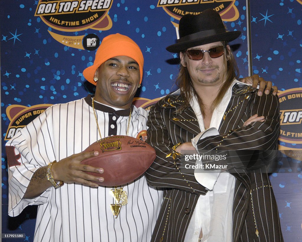 The AOL TopSpeed Super Bowl XXXVIII Halftime Show Produced by MTV - Press Conference