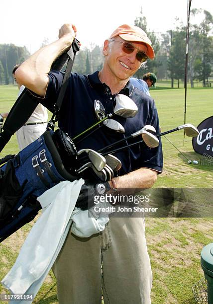 Larry David during Golf Digest Celebrity Invitational to Benefit the Prostate Cancer Foundation at Riviera Country Club in Pacific Palisades,...