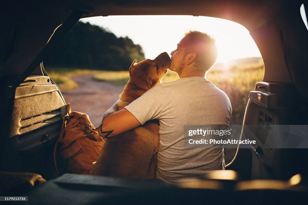 Man and dog