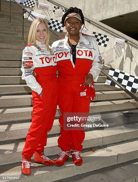 Emily Procter and Robin Quivers during 31st Anniversary Toyota Celebrity/Pro Race - April 14, 2007 at Streets of Long Beach in Long Beach,...