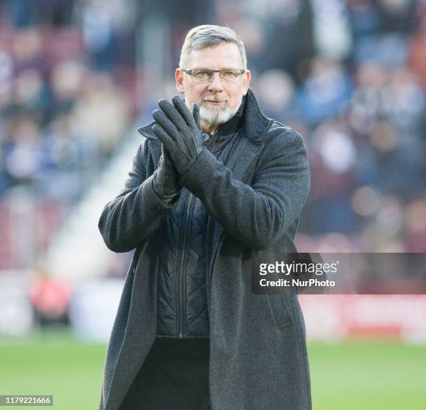 File photo dated 10 February, 2019 shows Hearts Manager Craig Levein during the William Hill Scottish Cup match between Hearts and Auchinleck Talbot...