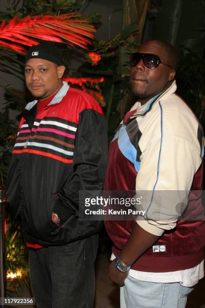 Chris Sterling and Jamaal Warren during And1 Mixtape Tour Volume 9 Premiere After Party at White Orchid in Hollywood, California, United States.