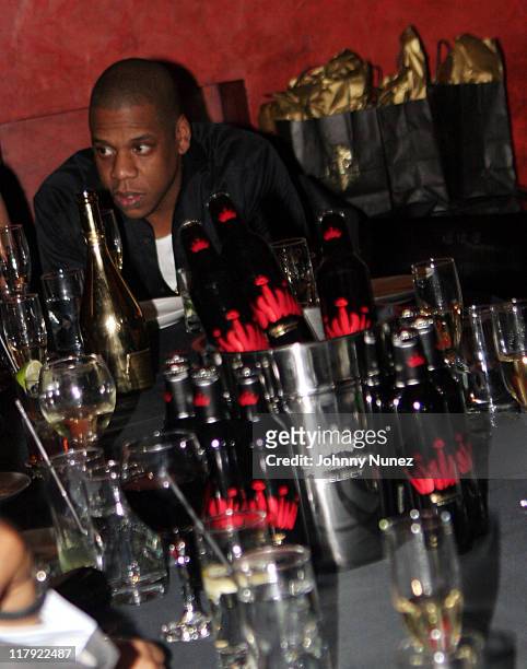 Jay Z during 2007 NBA All-Star in Las Vegas - Jay Z and Lebron James' First Annual Two Kings Dinner and Party at TAO at TAO in The Venetian in Las...