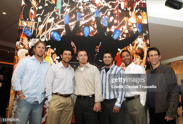 Brett Tomko, Nomar Garciaparra, J.D. Drew, Jason Repko, Jose Cruz and Matt Goldman