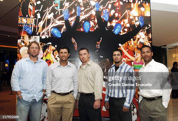 Brett Tomko, Nomar Garciaparra, J.D. Drew, Jason Repko and Jose Cruz