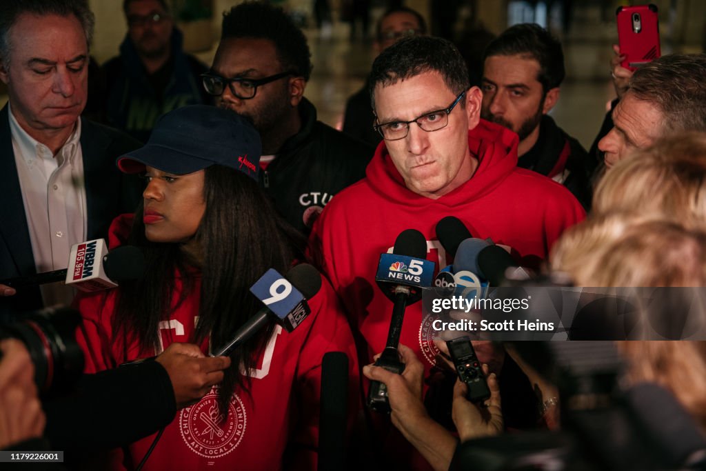 Teachers Rally For Missed Days After Deal Is Reached In Chicago Strike
