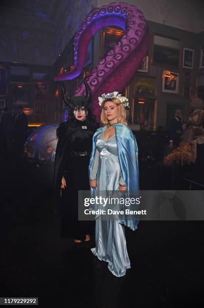 Fran Cutler and Mercy Cutler attend The Cursed Voyage of HMS Berners in collaboration with Project 0 and Grey Goose at The London EDITION on October...