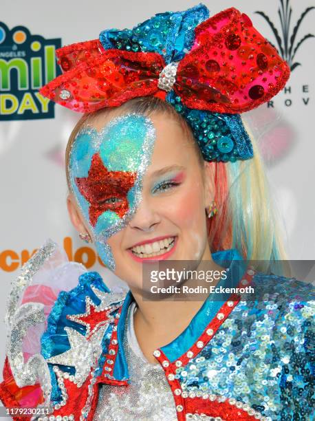 JoJo Siwa attends T.J. Martell Foundation's 10th Annual LA Family Day at The Grove on October 05, 2019 in Los Angeles, California.