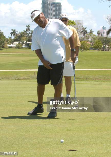 Simpson during The EGA & Citizen Change Present The EGA Celebrity Golf Tournament at Miami Beach Golf Club in Miami, Florida, United States.