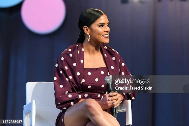 Francisca Lachapel speaks on stage during People en Español 6th Annual Festival To Celebrate Hispanic Heritage Month - Day 1 on October 05, 2019 in...