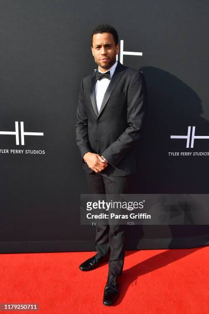 Michael Ealy attends Tyler Perry Studios grand opening gala at Tyler Perry Studios on October 05, 2019 in Atlanta, Georgia.
