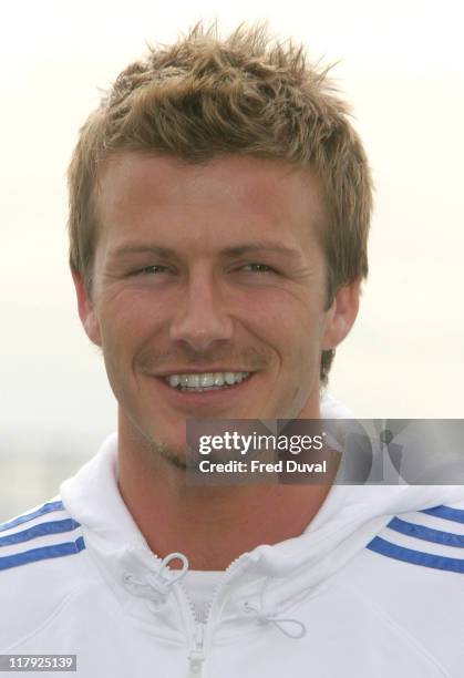 David Beckham during David Beckham Launches "The David Beckham Football Academy" at Bouy Wharf in London, Great Britain.