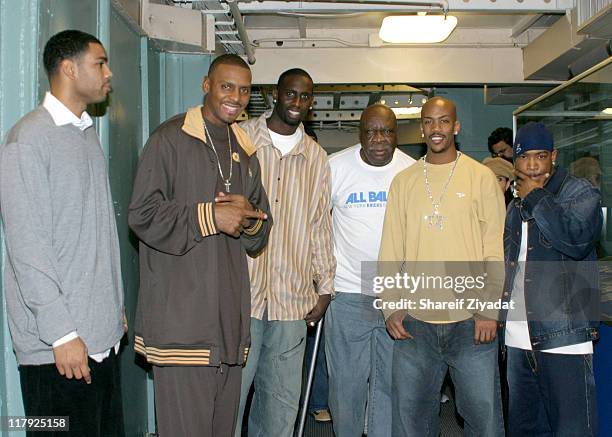 Allan Housten, Anfernee "Penny" Hardaway, Ja Rule, Cal Ramsey, Tim Thomas and Stephon Marbury