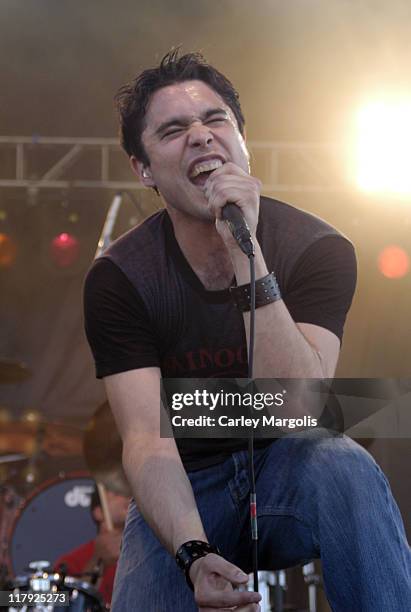 Chris Brown of Trapt during The Nokia T-Mobile Ramps & Amps Invitational Presented by EXPN.com at Randalls Island in New York City, New York, United...