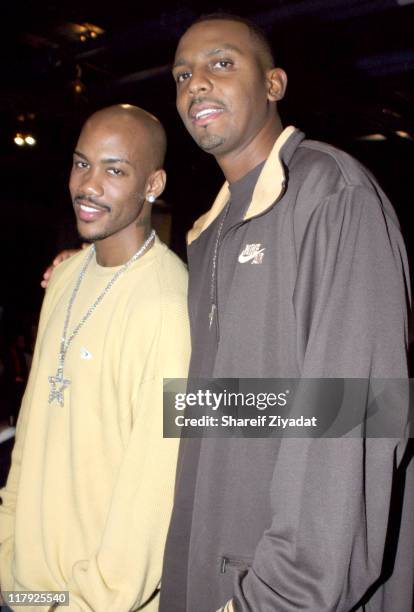 Anfernee "Penny" Hardaway and Stephon Marbury of The New York Knicks