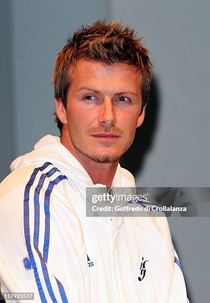 David Beckham during David Beckham Launches "The David Beckham Football Academy" at Bouy Wharf in London, Great Britain.