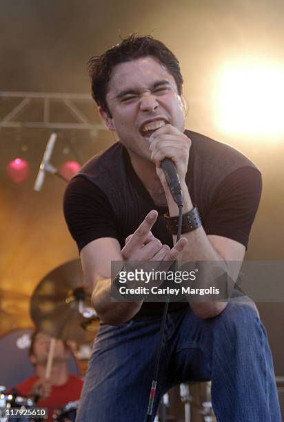 Chris Brown of Trapt during The Nokia T-Mobile Ramps & Amps Invitational Presented by EXPN.com at Randalls Island in New York City, New York, United...
