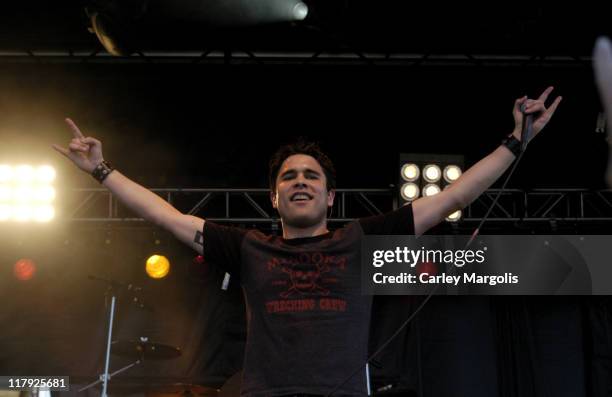 Chris Brown of Trapt during The Nokia T-Mobile Ramps & Amps Invitational Presented by EXPN.com at Randalls Island in New York City, New York, United...