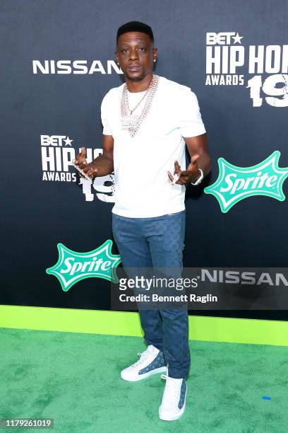 Boosie Badazz attends the BET Hip Hop Awards 2019 at Cobb Energy Center on October 05, 2019 in Atlanta, Georgia.
