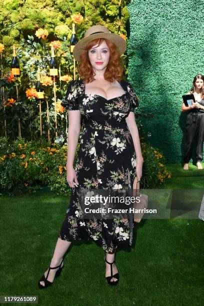 Christina Hendricks 10th Annual Veuve Clicquot Polo Classic Los Angeles at Will Rogers State Historic Park on October 05, 2019 in Pacific Palisades,...