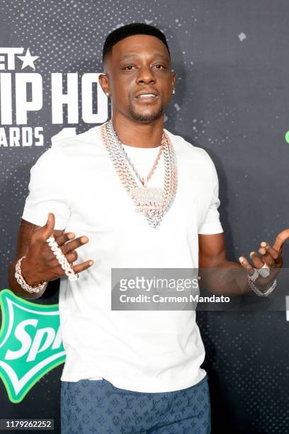 Boosie Badazz attends the BET Hip Hop Awards 2019 at Cobb Energy Center on October 05, 2019 in Atlanta, Georgia.