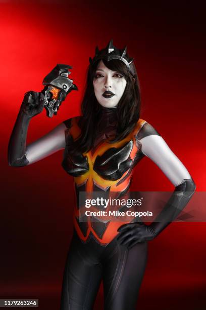 Cosplayer poses during New York Comic Con at the Javits Center on October 05, 2019 in New York City.