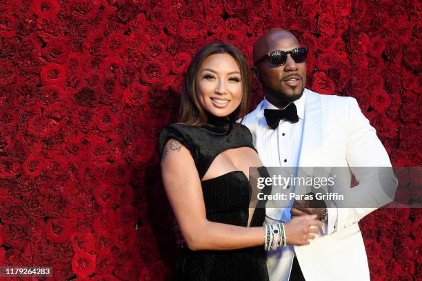 Jeannie Mai and Jeezy attend Tyler Perry Studios grand opening gala at Tyler Perry Studios on October 05, 2019 in Atlanta, Georgia.