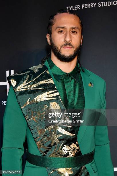 Colin Kaepernick attends Tyler Perry Studios grand opening gala at Tyler Perry Studios on October 05, 2019 in Atlanta, Georgia.