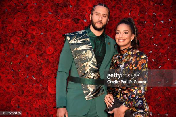 Colin Kaepernick and Nessa attend Tyler Perry Studios grand opening gala at Tyler Perry Studios on October 05, 2019 in Atlanta, Georgia.
