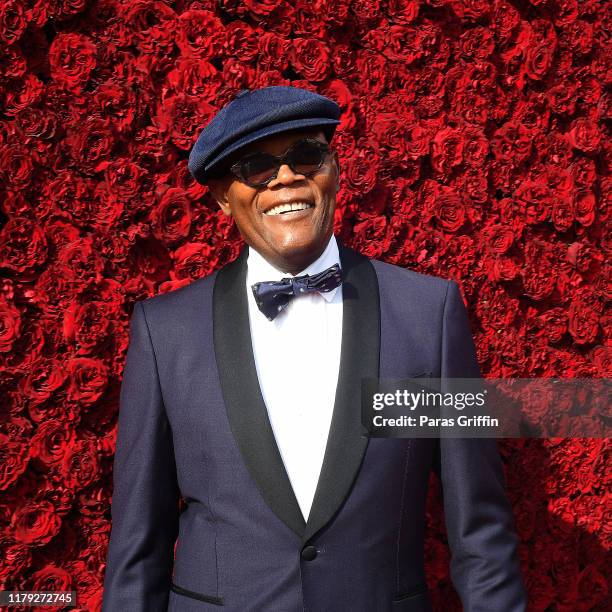 Samuel L. Jackson attends Tyler Perry Studios grand opening gala at Tyler Perry Studios on October 05, 2019 in Atlanta, Georgia.